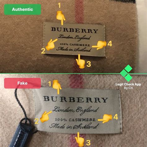 fake burberry labels scarf|burberry scarf identification.